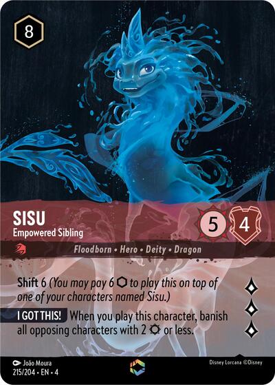 Sisu - Empowered Sibling (Enchanted) - Holofoil (Ursula's Return)(4-215/204)(E)