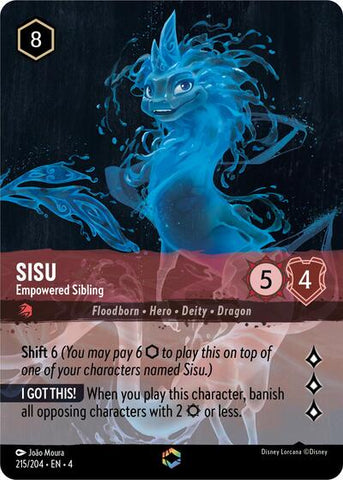 Sisu - Empowered Sibling (Enchanted) - Holofoil (Ursula's Return)(4-215/204)(E)