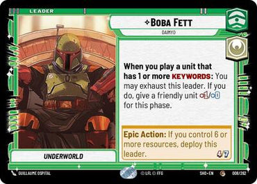 Boba Fett, Daimyo (Shadows of the Galaxy)(SHD-008/262)(C)