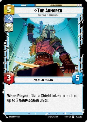 The Armorer, Survival Is Strength - Foil (Shadows of the Galaxy)(SHD-047/262)(U)