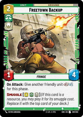 Freetown Backup (Shadows of the Galaxy)(SHD-097/262)(U)