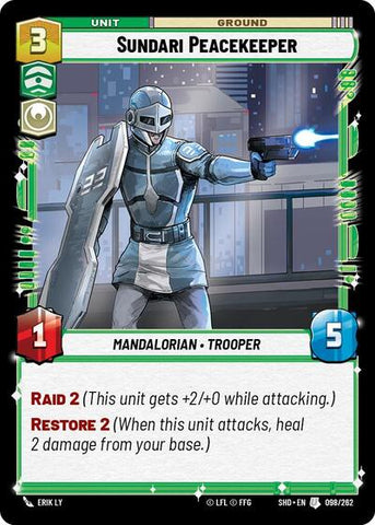 Sundari Peacekeeper (Shadows of the Galaxy)(SHD-098/262)(U)