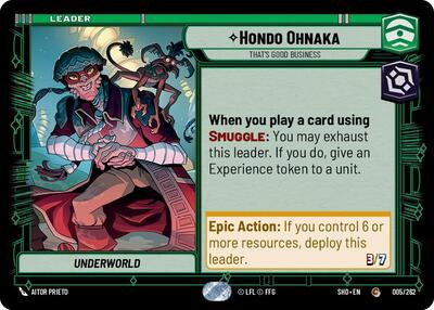 Hondo Ohnaka, That's Good Business (Shadows of the Galaxy)(SHD-005/262)(C)