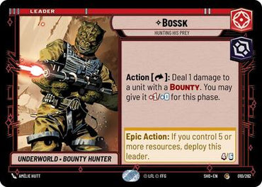 Bossk, Hunting His Prey (Shadows of the Galaxy)(SHD-010/262)(C)