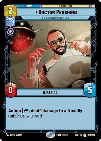 Doctor Pershing, Experimenting With Life (Shadows of the Galaxy)(SHD-028/262)(R)
