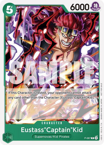 Eustass"Captain"Kid [OP-07 Pre-Release Tournament] (One Piece Promotion Cards)(P-067)(PR)