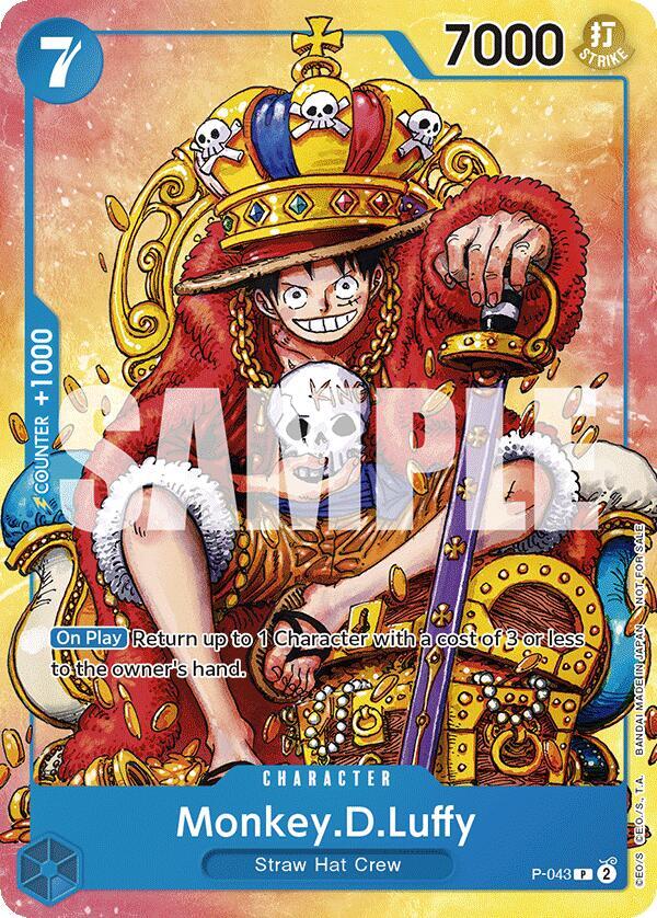 Monkey.D.Luffy [Convention Promo 2024] (One Piece Promotion Cards)(P-043)(PR)