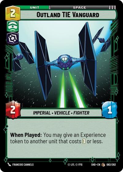Outland TIE Vanguard (Shadows of the Galaxy)(SHD-082/262)(C)