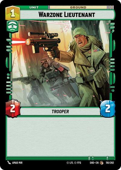 Warzone Lieutenant (Shadows of the Galaxy)(SHD-110/262)(C)