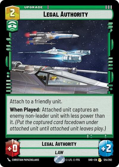 Legal Authority - Foil (Shadows of the Galaxy)(SHD-124/262)(R)