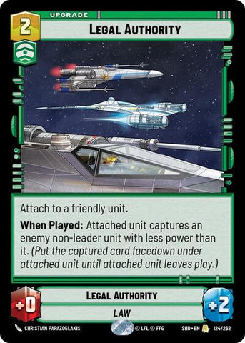 Legal Authority - Foil (Shadows of the Galaxy)(SHD-124/262)(R)
