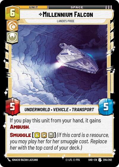 Millennium Falcon, Lando's Pride (Shadows of the Galaxy)(SHD-204/262)(U)