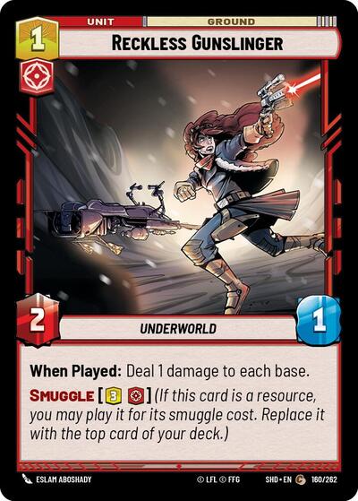 Reckless Gunslinger (Shadows of the Galaxy)(SHD-160/262)(C)