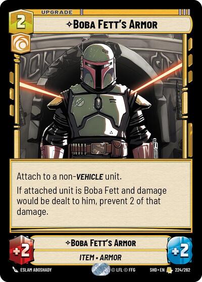 Boba Fett's Armor - Foil (Shadows of the Galaxy)(SHD-224/262)(R)