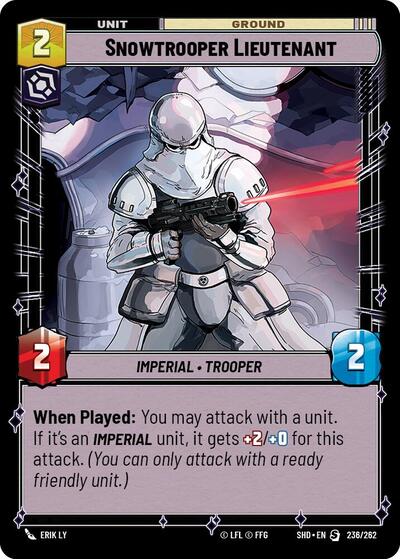 Snowtrooper Lieutenant (Shadows of the Galaxy)(SHD-236/262)(S)