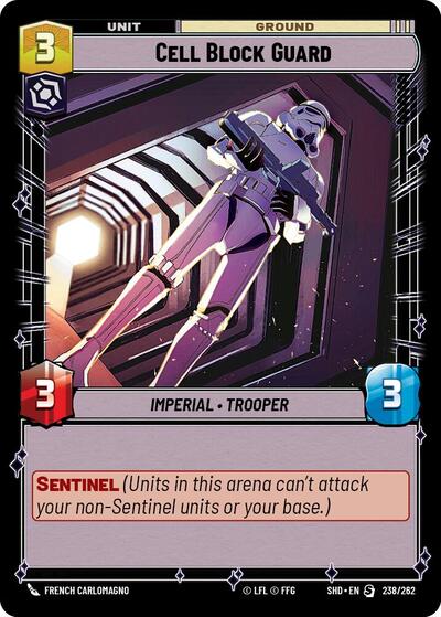 Cell Block Guard (Shadows of the Galaxy)(SHD-238/262)(S)