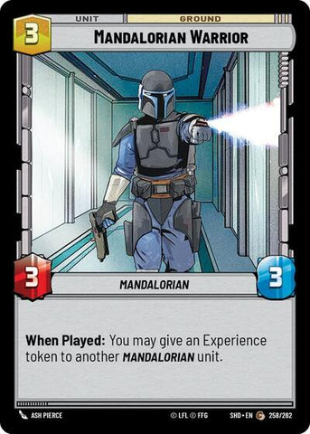 Mandalorian Warrior - Foil (Shadows of the Galaxy)(SHD-258/262)(C)