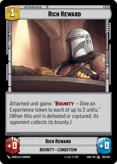Rich Reward - Foil (Shadows of the Galaxy)(SHD-261/262)(C)