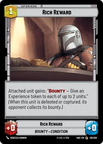 Rich Reward - Foil (Shadows of the Galaxy)(SHD-261/262)(C)