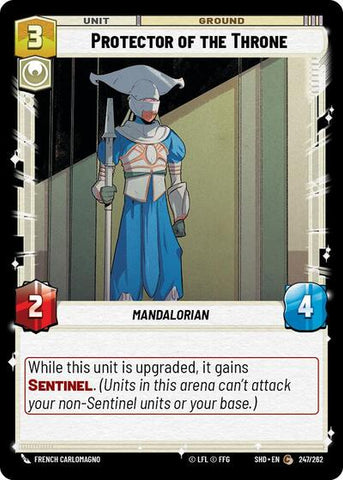 Protector of the Throne - Foil (Shadows of the Galaxy)(SHD-247/262)(C)