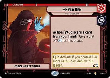 Kylo Ren, Rash and Deadly (Shadows of the Galaxy)(SHD-011/262)(R)