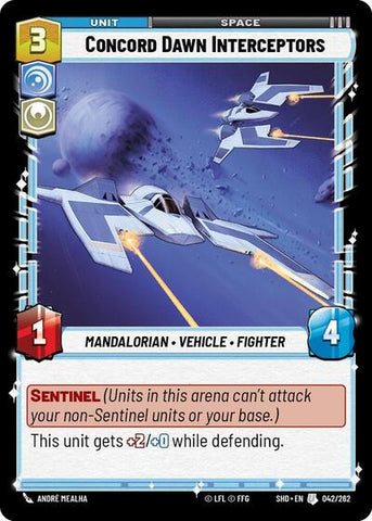 Concord Dawn Interceptors - Foil (Shadows of the Galaxy)(SHD-042/262)(U)
