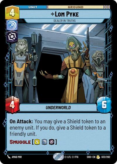 Lom Pyke, Dealer in Truths - Foil (Shadows of the Galaxy)(SHD-032/262)(R)