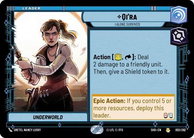 Qi'ra, I Alone Survived (Shadows of the Galaxy)(SHD-002/262)(R)