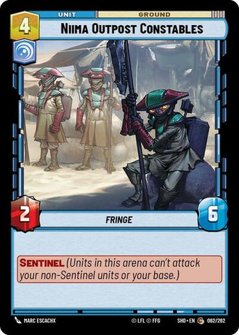 Niima Outpost Constables - Foil (Shadows of the Galaxy)(SHD-062/262)(C)