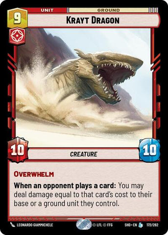 Krayt Dragon - Foil (Shadows of the Galaxy)(SHD-172/262)(L)