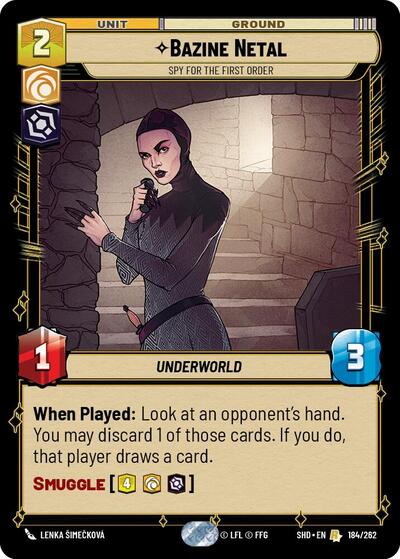 Bazine Netal, Spy for the First Order (Shadows of the Galaxy)(SHD-184/262)(R)