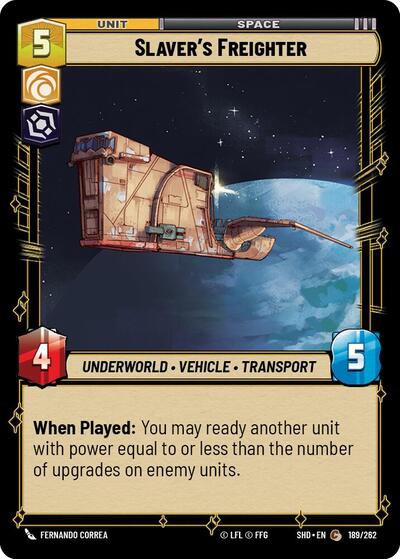 Slaver's Freighter - Foil (Shadows of the Galaxy)(SHD-189/262)(C)