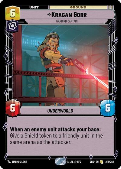 Kragan Gorr, Warbird Captain - Foil (Shadows of the Galaxy)(SHD-241/262)(R)