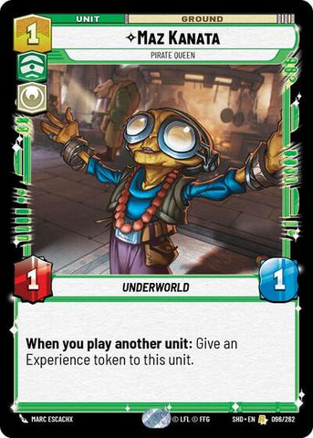 Maz Kanata, Pirate Queen - Foil (Shadows of the Galaxy)(SHD-096/262)(R)