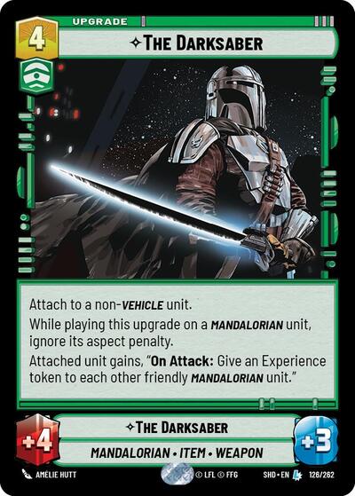 The Darksaber - Foil (Shadows of the Galaxy)(SHD-126/262)(L)
