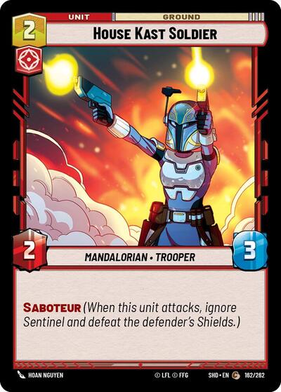 House Kast Soldier (Shadows of the Galaxy)(SHD-162/262)(C)