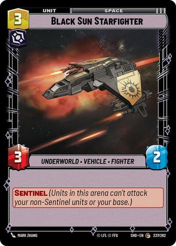 Black Sun Starfighter - Foil (Shadows of the Galaxy)(SHD-237/262)(C)