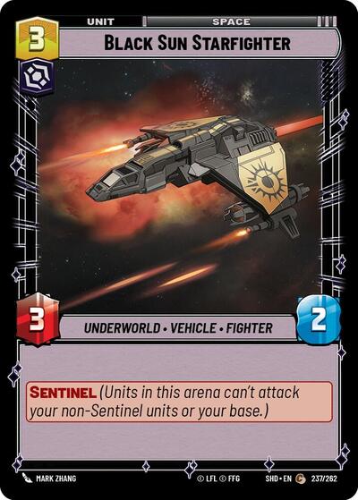 Black Sun Starfighter (Shadows of the Galaxy)(SHD-237/262)(C)