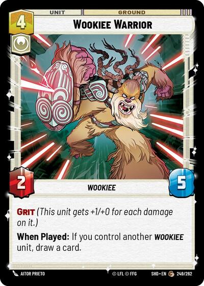 Wookiee Warrior (Shadows of the Galaxy)(SHD-249/262)(C)