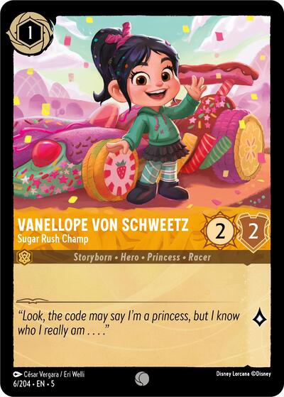 Vanellope von Schweetz - Sugar Rush Champ - Cold Foil (Shimmering Skies)(5-006/204)(C)