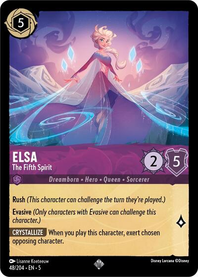 Elsa - The Fifth Spirit (Shimmering Skies)(5-048/204)(SR)