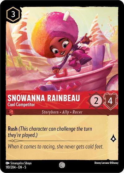 Snowanna Rainbeau - Cool Competitor - Cold Foil (Shimmering Skies)(5-110/204)(C)