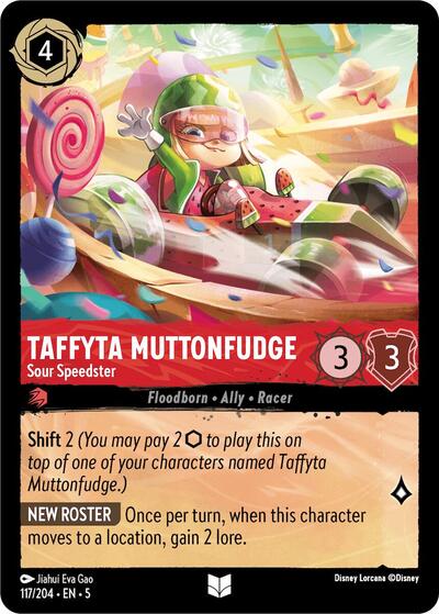 Taffyta Muttonfudge - Sour Speedster - Cold Foil (Shimmering Skies)(5-117/204)(U)