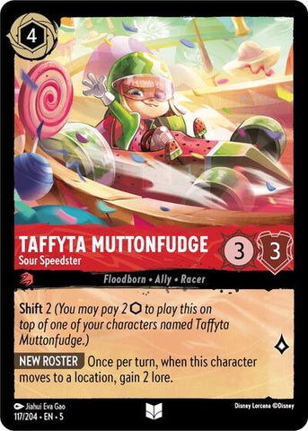Taffyta Muttonfudge - Sour Speedster - Cold Foil (Shimmering Skies)(5-117/204)(U)