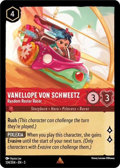 Vanellope von Schweetz - Random Roster Racer (Shimmering Skies)(5-124/204)(R)