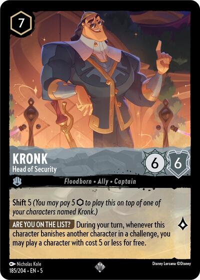 Kronk - Head of Security (Shimmering Skies)(5-185/204)(SR)