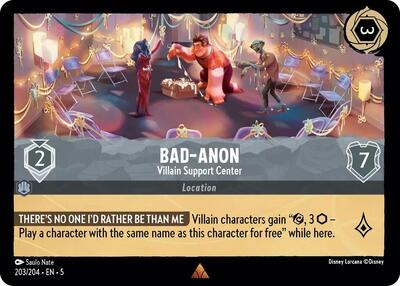 Bad-Anon - Villain Support Center (Shimmering Skies)(5-203/204)(R)