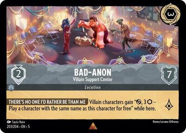 Bad-Anon - Villain Support Center (Shimmering Skies)(5-203/204)(R)