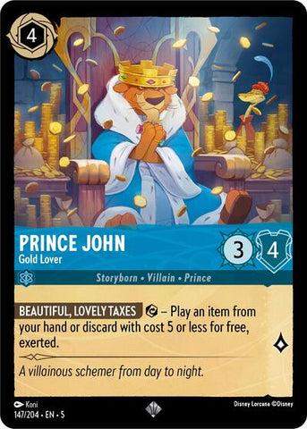Prince John - Gold Lover (Shimmering Skies)(5-147/204)(SR)