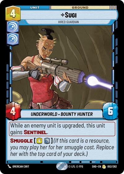 Sugi, Hired Guardian - Foil (Shadows of the Galaxy)(SHD-052/262)(R)